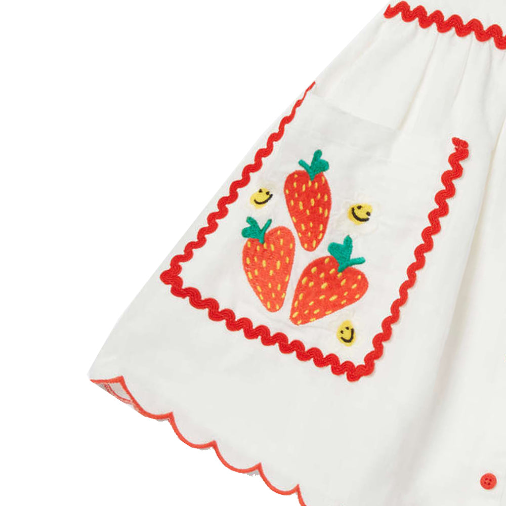 Stella McCartney Ivory Strawberry Skirt