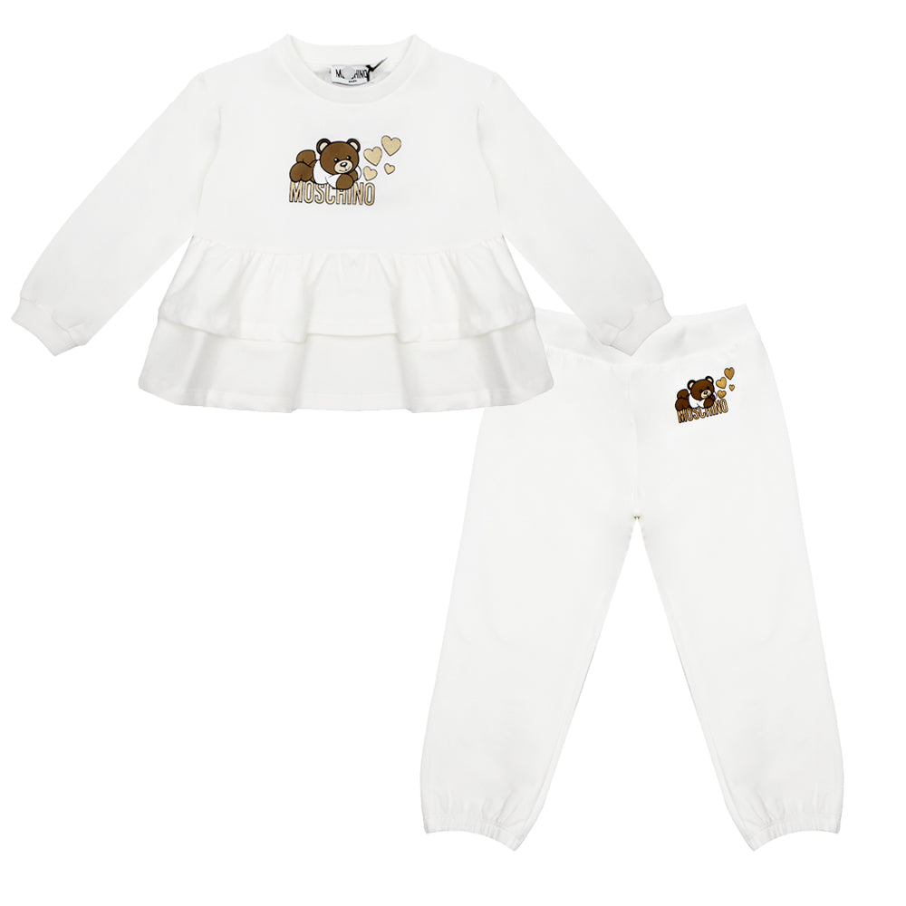 Moschino Cloud Tracksuit with Gold Hearts