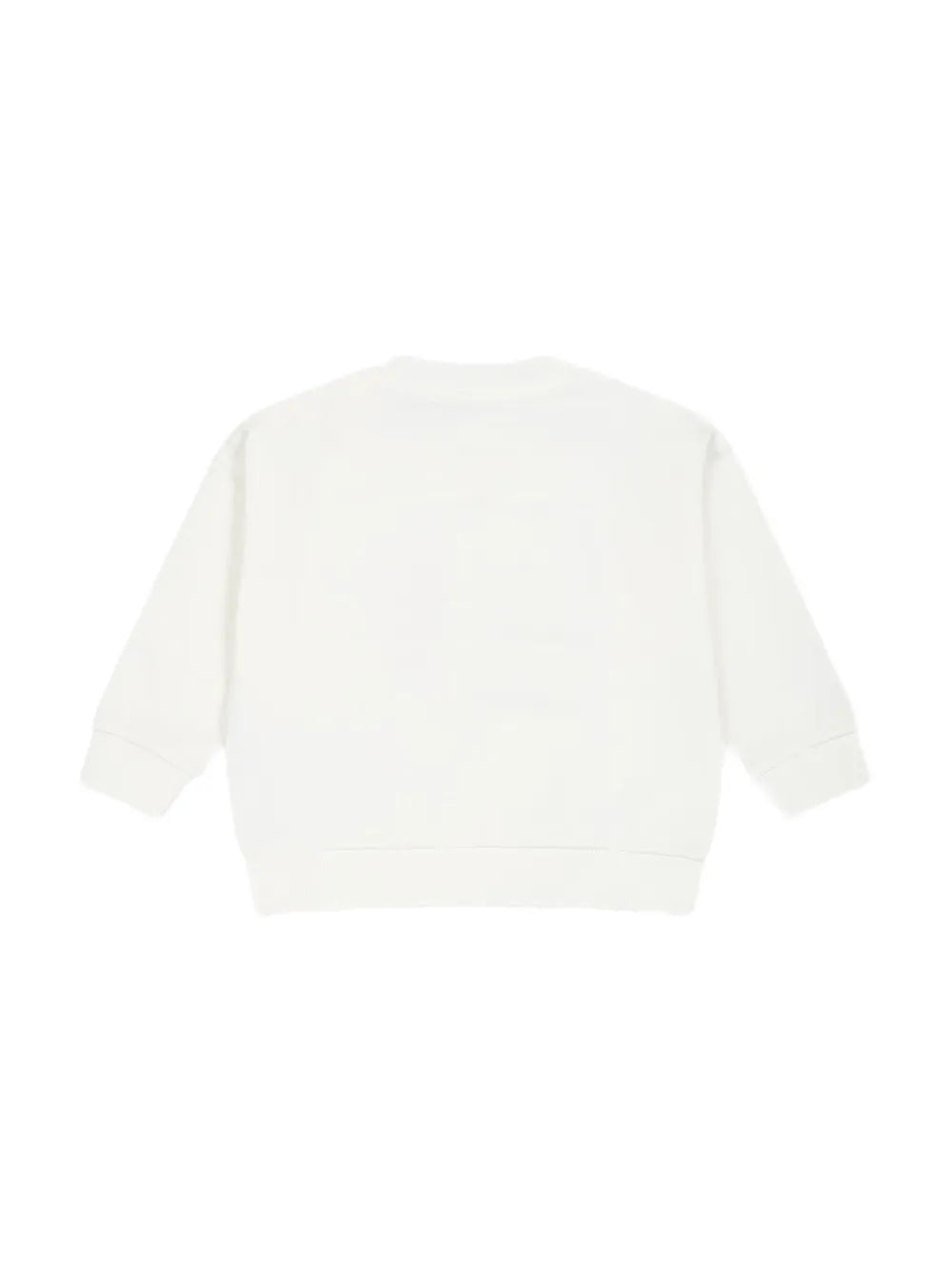 Moschino Baby Ivory Teddy Bear Logo Sweatshirt