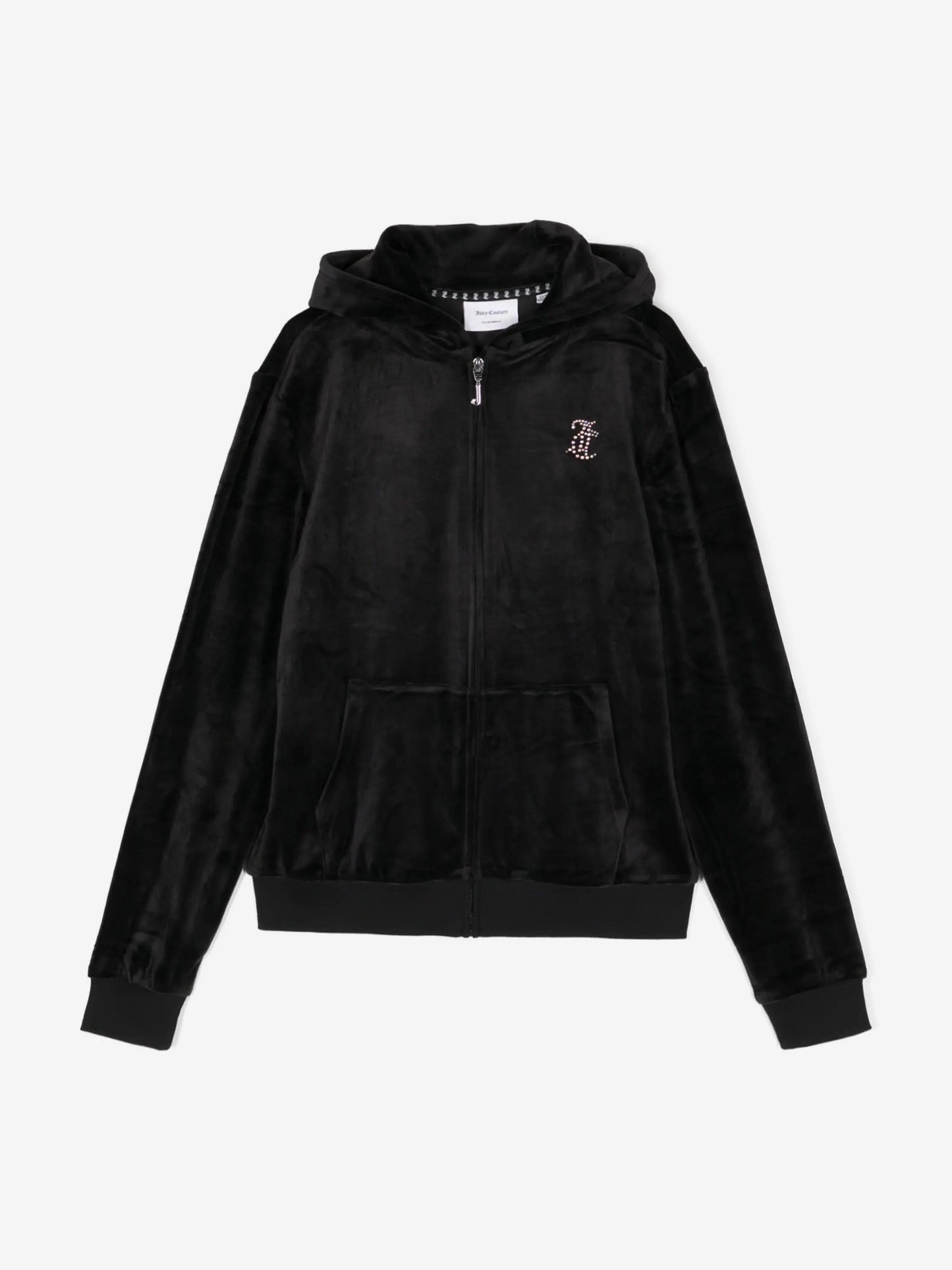 Juicy Couture Black Diamante Zip Up