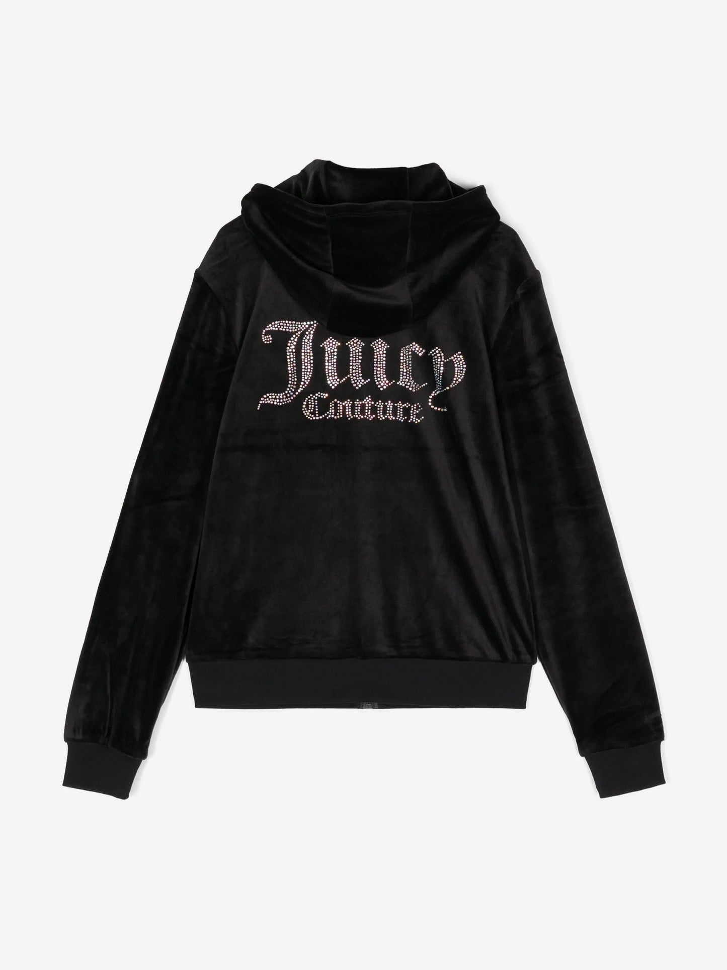 Juicy Couture Black Diamante Zip Up
