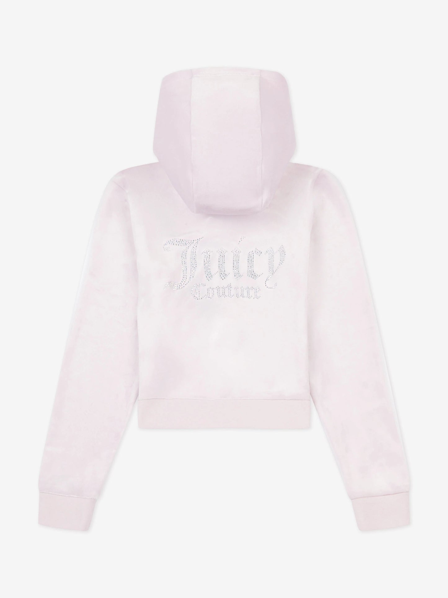 Juicy Couture Lilac Diamante Velour Zip Up