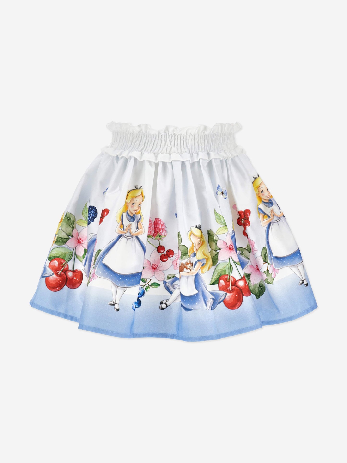 Monnalisa Alice In Wonderland Skirt In Blue