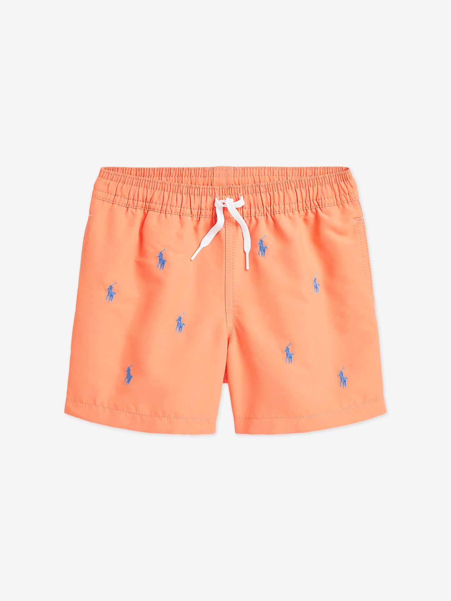 Ralph Lauren Orange & Blue Logo Swim Shorts