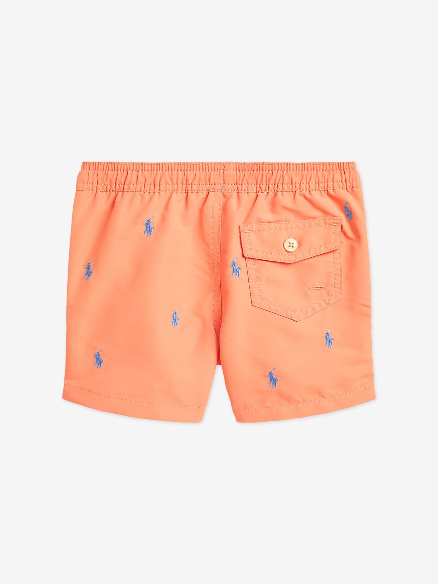 Ralph Lauren Orange & Blue Logo Swim Shorts