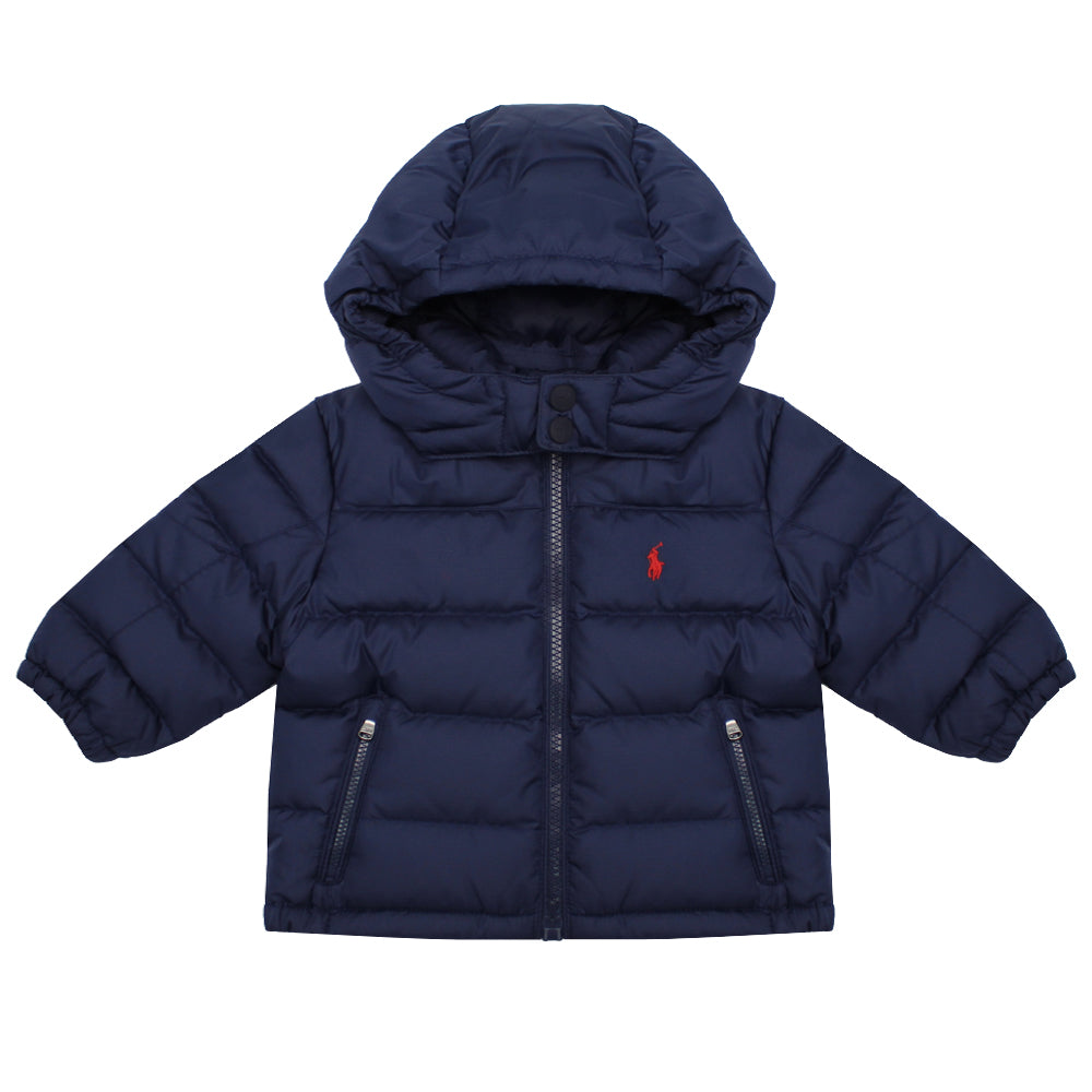 Ralph Lauren Baby Navy Puffer Coat