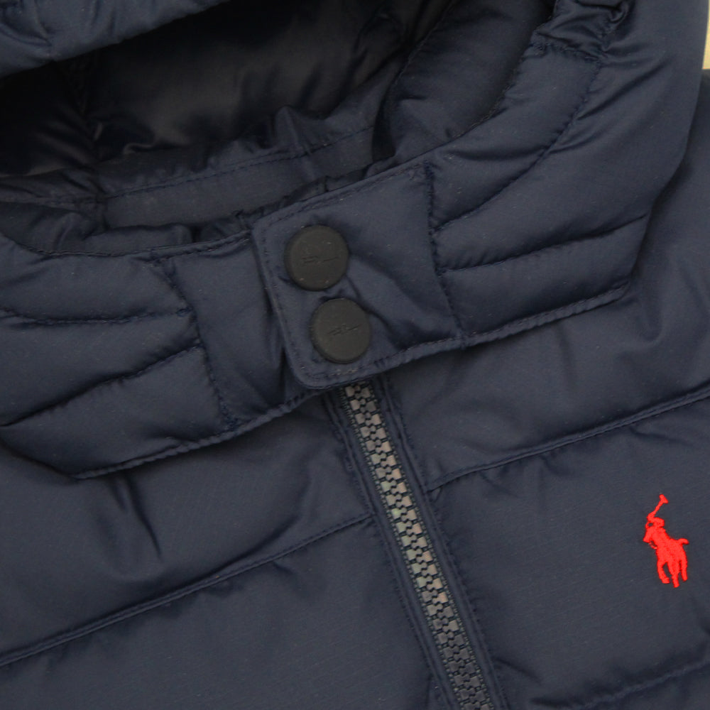 Ralph Lauren Baby Navy Puffer Coat