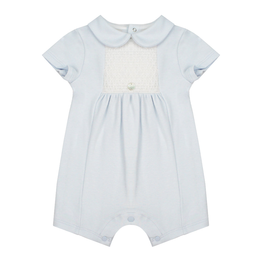 Paz Baby Blue Shortie Romper
