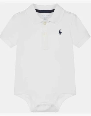 Ralph Lauren White Polo Bodysuit