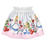 Monnalisa Alice In Wonderland Skirt In Pink