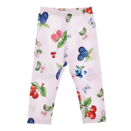 Monnalisa Alice In Wonderland Fruit Leggings