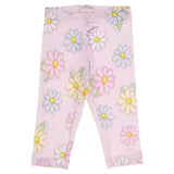 Monnalisa Pink Flower Leggings