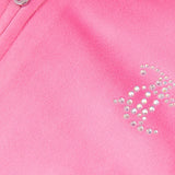 Juicy Pink Diamante Zip Up Jacket