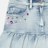 MONNALISA DENIM SKIRT