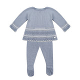 Paz Blue Cloud Knitted Set