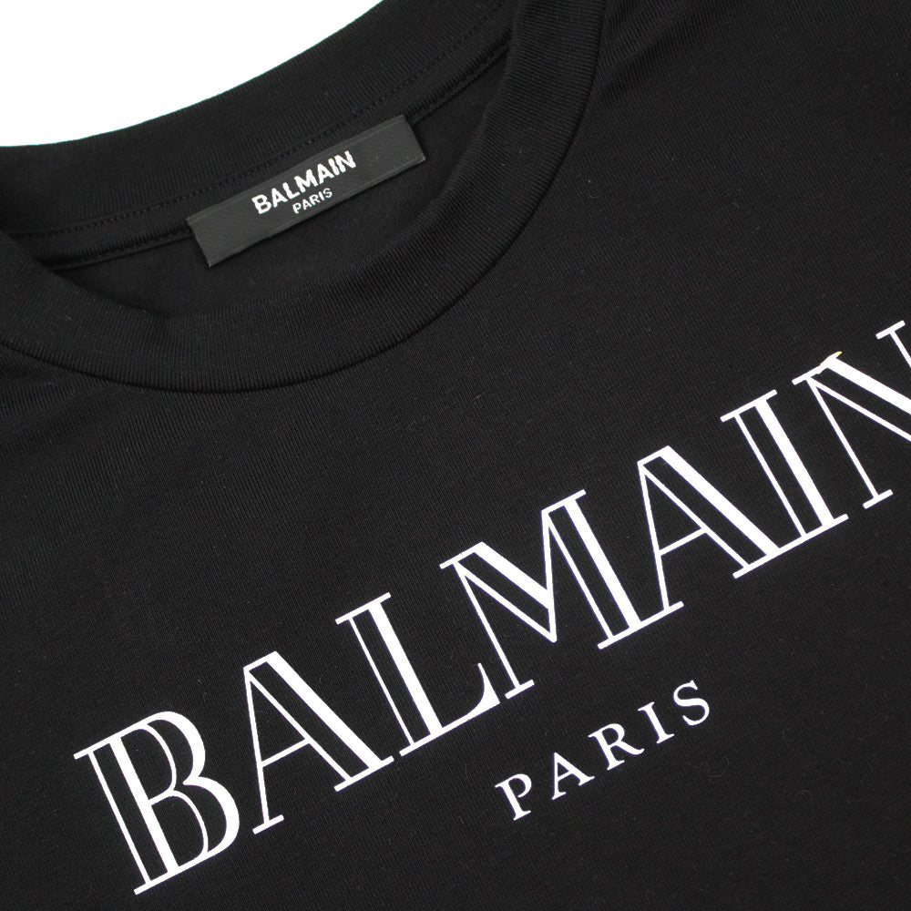 Balmain Black Logo T-Shirt