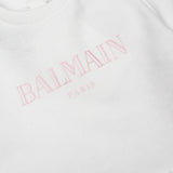 Balmain White/Pink Baby Dress