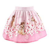Monnalisa Bambi Flower Skirt Pink