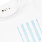 Meia Pata T Shirt Blue Stripes