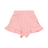 Moschino Pink Teddy Logo Frill Shorts