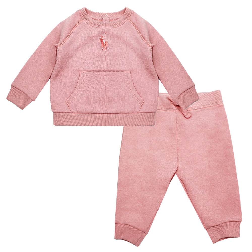 Ralph Lauren Baby Pink Tracksuit