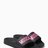 Moschino Black & Pink Sliders