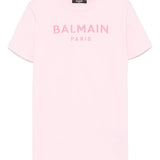 Balmain Pink Grirls Logo Dress