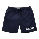 MOSCHINO Logo Navy Swimshorts