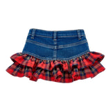 MONNALISA PANELLED DENIM SKIRT