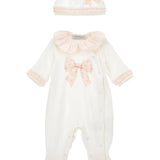 MONNALISA BOW BABY GROW AND HAT