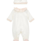 MONNALISA BOW BABY GROW AND HAT