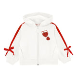 MONNALISA WHITE AND RED TRACKSUIT