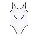 Balmain White/Black Swimsuit
