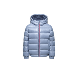 MONCLER BLUE BOMBER JACKET