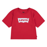 LEVIS RED CROPPED TSHIRT