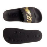 Moschino Black & Gold Logo Slider