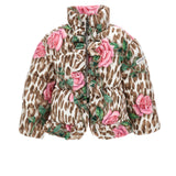 MONNALISA GIRLS DOWN JACKET WITH ROSES
