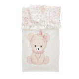MONNALISA TEDDY BEAR BABY BLANKET