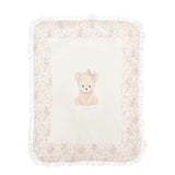 MONNALISA TEDDY BEAR BABY BLANKET