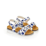 Monnalisa Navy and White Sandal