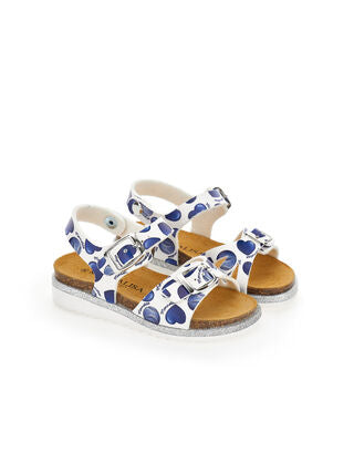 Monnalisa Navy and White Sandal