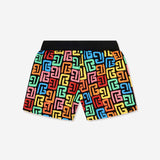 Balmain Baby Boys Multicoloured Logo Shorts