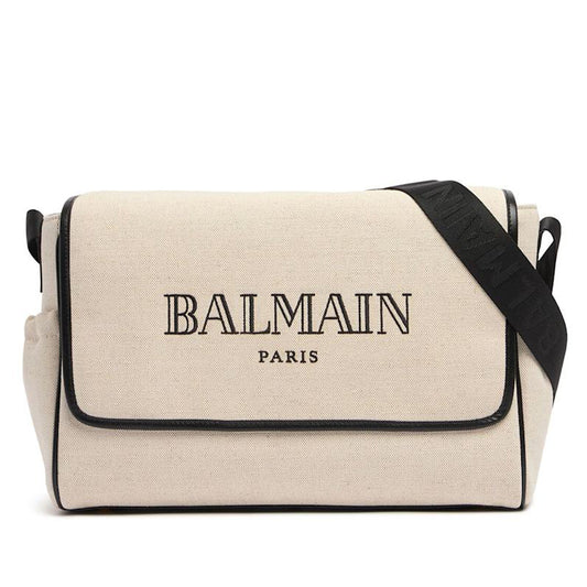 Balmain Cream and Black Changing Bag