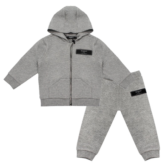 Balmain Baby Grey Tracksuit