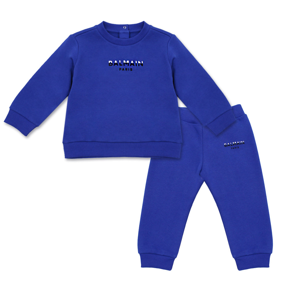 Balmain Blue Tracksuit Set