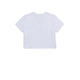 Dsquared2 White Icon Cropped T-shirt