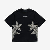 Dsquared2 Black Star Diamante T-Shirt