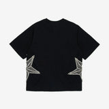 Dsquared2 Black Star Diamante T-Shirt