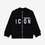 Dsquared2 Black Icon Logo Zip Up