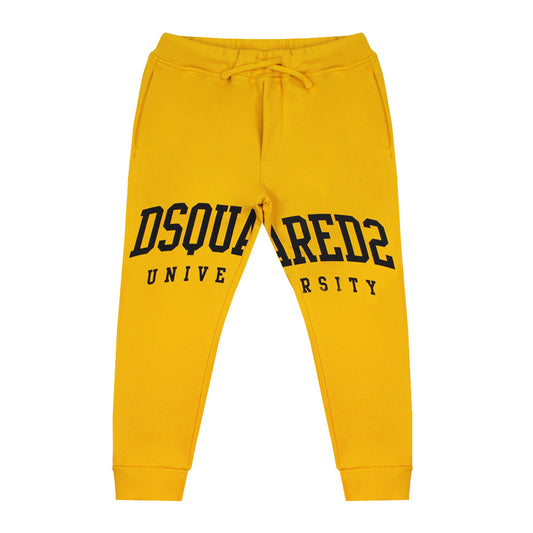 Squared Yellow Joggers